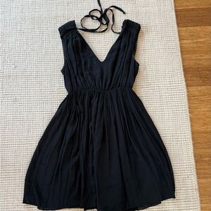 Madewell Black Backless Dress